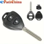 Кутийка за ключ 2 бутона за Toyota Corolla,Avensis, Yaris, RAV4 и др, ​с острие TOY 43, снимка 2
