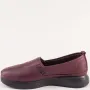 Дамски анатомични обувки от естествена кожа в бордо , снимка 4