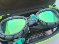 Унисекс очила за плуване Zoggs, сиви/тюркоазени/титаниеви, Reactor, снимка 7