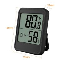 Вътрешен термометър Хигрометър LCD Цифров измервател на температурата Влагомер Монитор MC40, снимка 2 - Друга електроника - 45083575