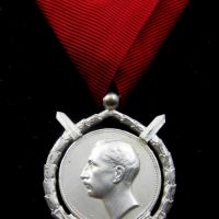 Орден за заслуга-Военно отличие-Цар Борис III-Сребро-Оригинал, снимка 1 - Колекции - 45684170