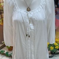 Дамски блузи и потници от памук, снимка 5 - Тениски - 45807204