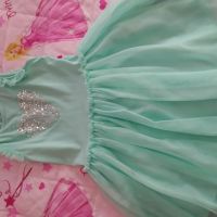 140/146 Terranova Официална рокля в страхотен цвят мента, снимка 5 - Детски рокли и поли - 45425041