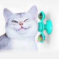 Интерактивна въртяща се играчка за котки вятърна мелница, снимка 2 - За котки - 45681551