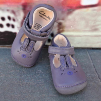 Английски детски обувки естествена кожа-CLARKS , снимка 1 - Детски обувки - 44971413
