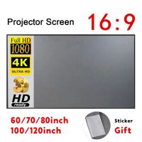 Прожекционен екран за проектор - Отразяващ плат с висока яркост, снимка 1 - Плейъри, домашно кино, прожектори - 45404339