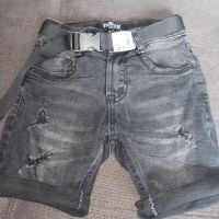 Черни дънкини панталони 4 години, снимка 1 - Детски къси панталони - 45779971