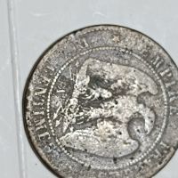 Монета 1 сантим Франция , снимка 2 - Нумизматика и бонистика - 45716243