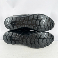 Мъжки обувки Geox, Естествена кожа, 47, 31cm, Черен, Като нови, снимка 5 - Спортно елегантни обувки - 44961210