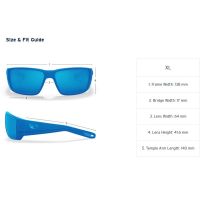 Очила Costa Fisch, Blackout, Blue Mirror 580P, снимка 5 - Слънчеви и диоптрични очила - 45431789