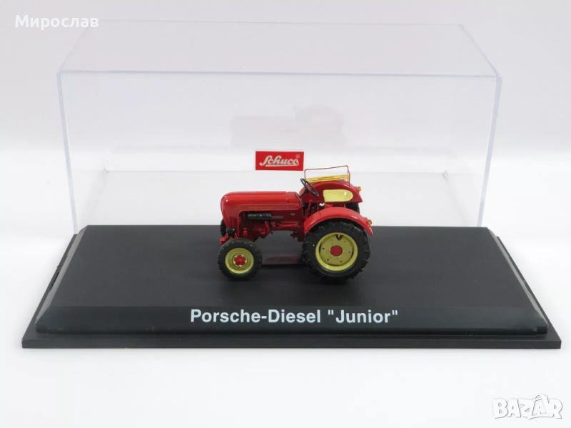 1:43 Schuco Porsche Diesel ТРАКТОР КОЛИЧКА ИГРАЧКА МОДЕЛ, снимка 1