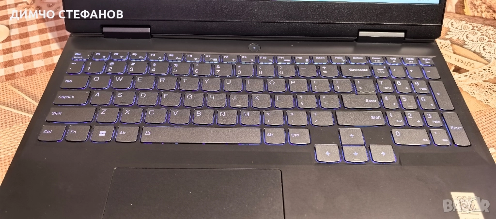 Геймърски лаптоп LENOVO IdeaPad GAMING 3 16IAH7 16" Intel Core i5-12450H 16GB/512GB NVIDIA RTX 3050, снимка 1