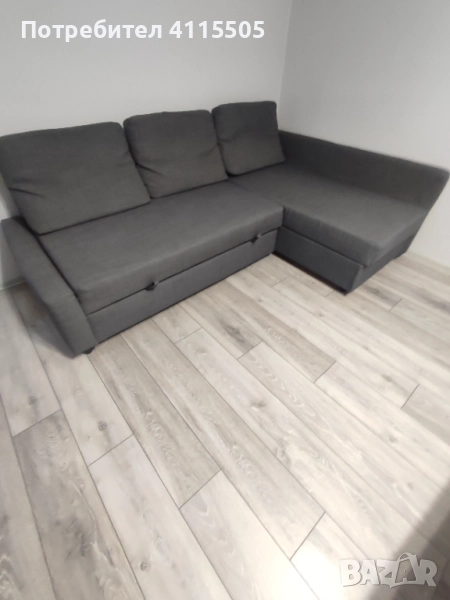 ъглов разтегателен диван с ракла, снимка 1