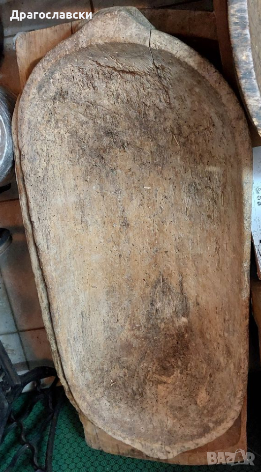 Корита, копанки, различни, малки и големи: Корито,копанка нощва нощви стари дървени, дървен съд, снимка 1