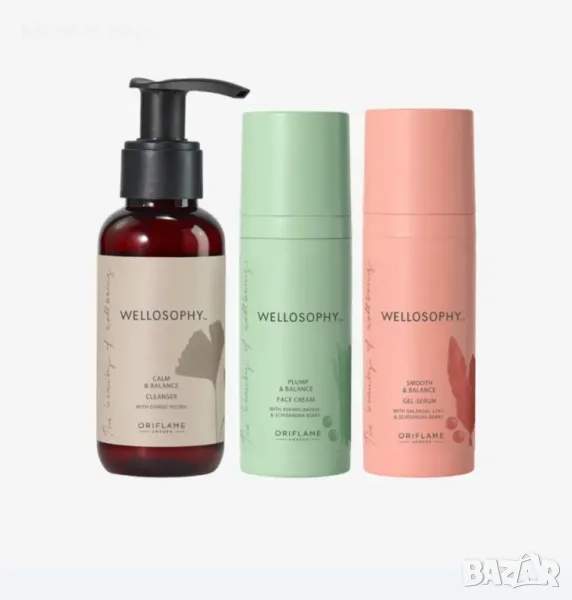Комплект "Основен ритуал за грижа за кожата"Wellosophy, снимка 1