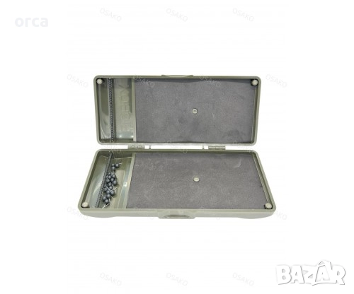 Кутия за шаранджийски монтажи OSAKO RIG BOX M070 компактна за риболов, снимка 1