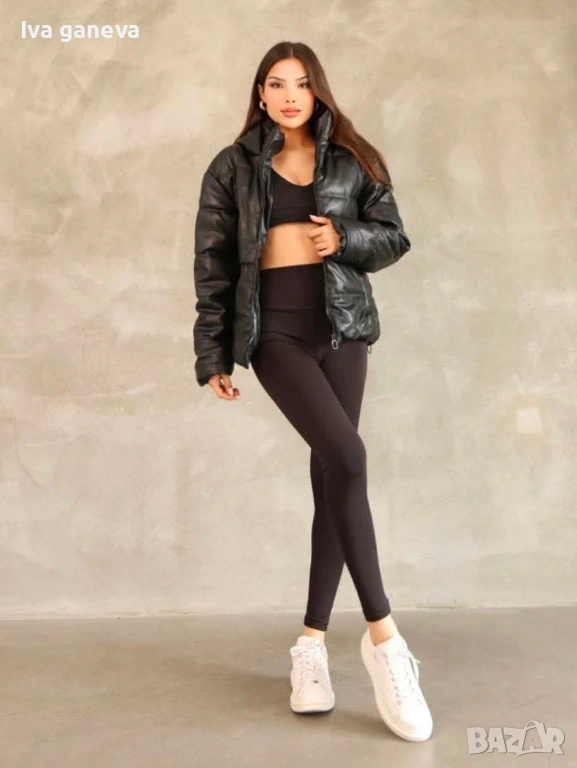 Зимно яке от еко кожа , снимка 1