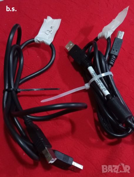 Кабел за връзка компютър към принтер, скенер, факс USB 2 тип А към Тип Б, снимка 1