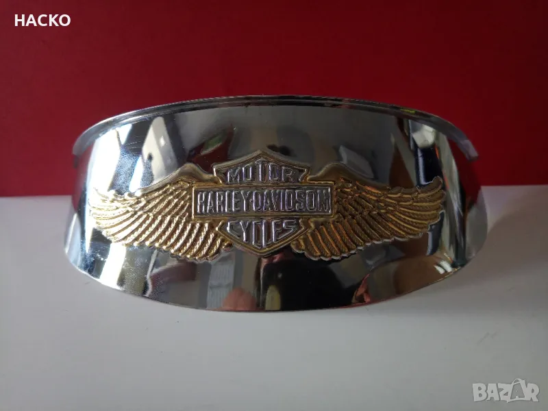 Метална Козирка за Фар на Harley Davidson 100% Оригинална, снимка 1