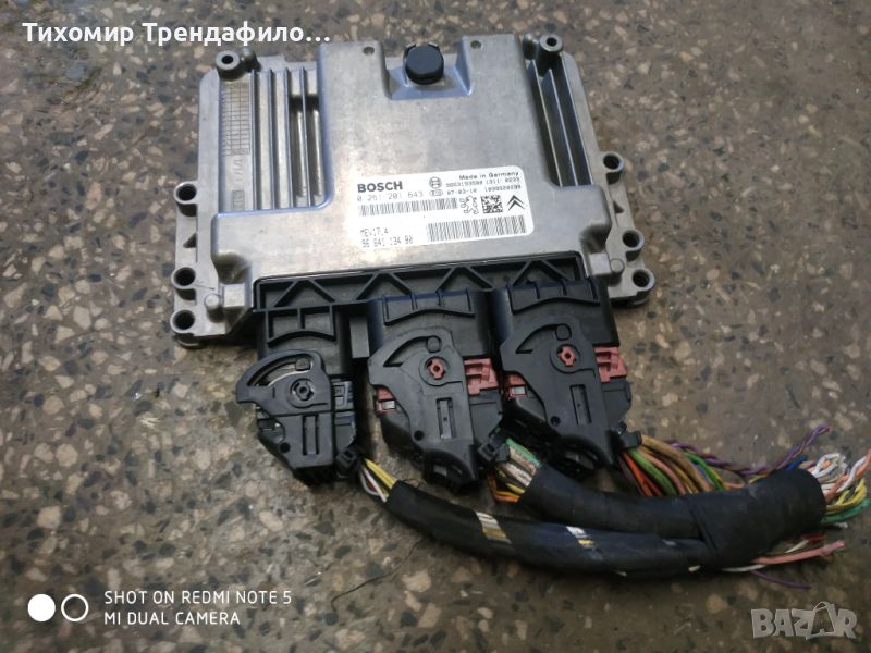 ECU компютър PEUGEOT 207 1.6 ,0 261 201 643, 0261201643, 96 641 134 80, 9664113480, 9663193580, MEV1, снимка 1