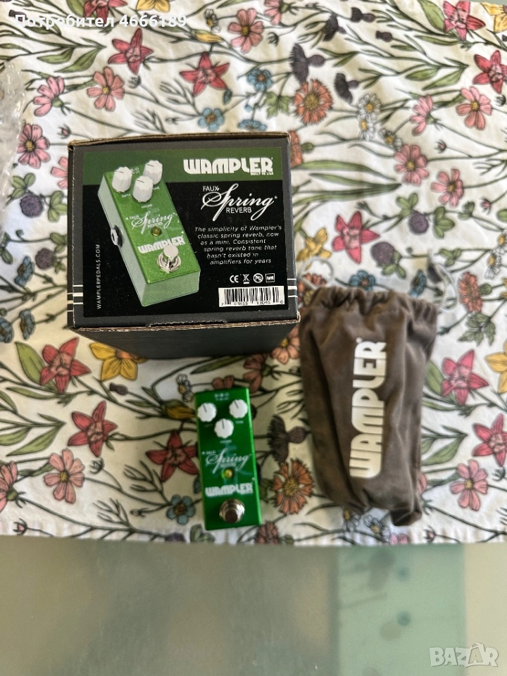 Ефект за китара WAMPLER MINI FAUX SPRING REVERB, снимка 1
