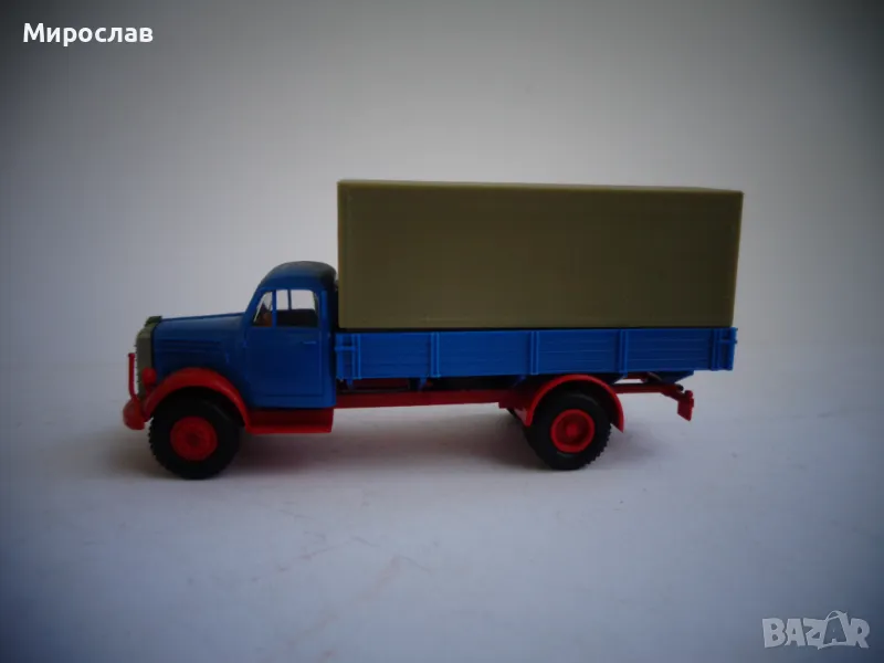 BREKINA H0 1/87 BORGWARD КАМИОН МОДЕЛ КОЛИЧКА ИГРАЧКА, снимка 1