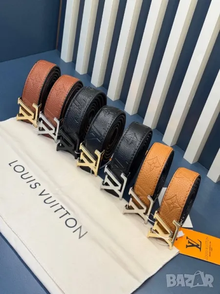 колани от естествена кожа в кутия gucci 3см, снимка 1