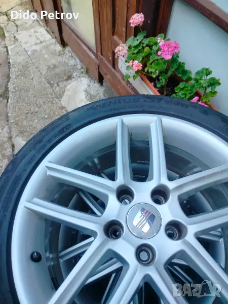 Продавам 4 бр джанти 17" с гуми HANKOOK , снимка 1