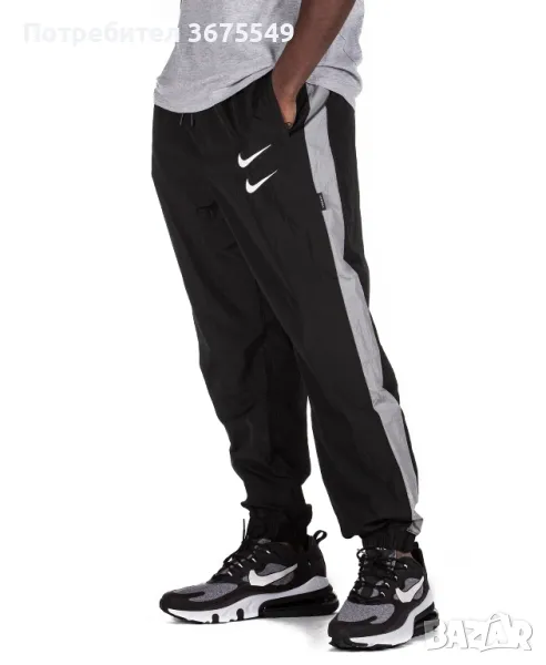 Мъжки Nike Swoosh Woven Trousers - размер L, снимка 1