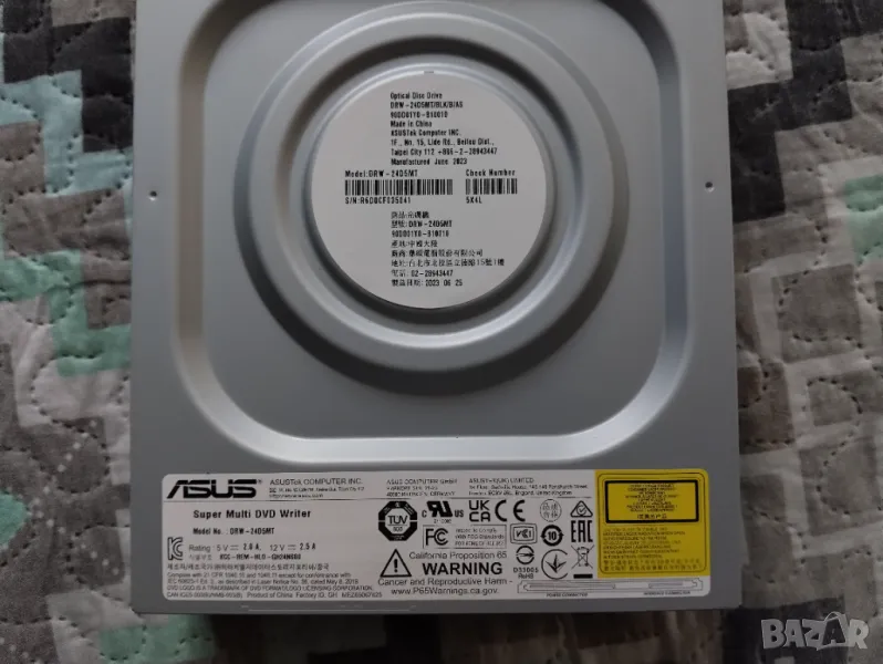 Вътрешно DVD/CD оптично устройство ASUS DRW-24D5MT, снимка 1