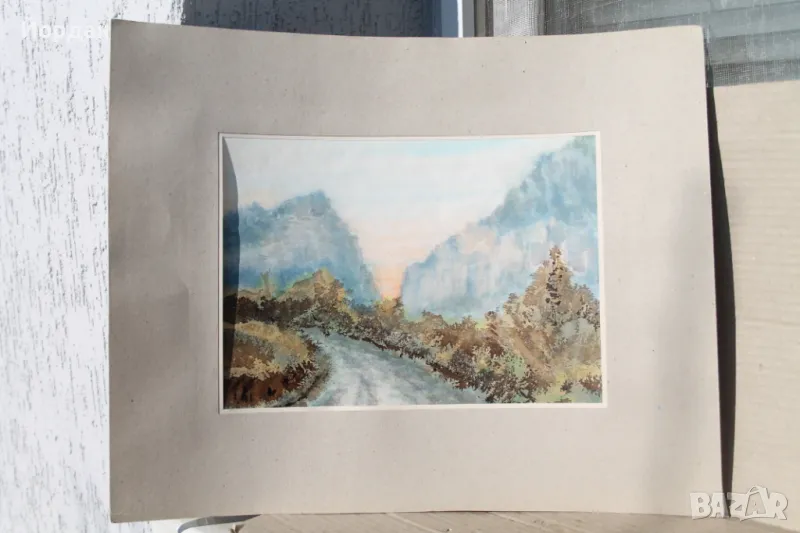 Акварел /автор-Никола Пилчев/, снимка 1