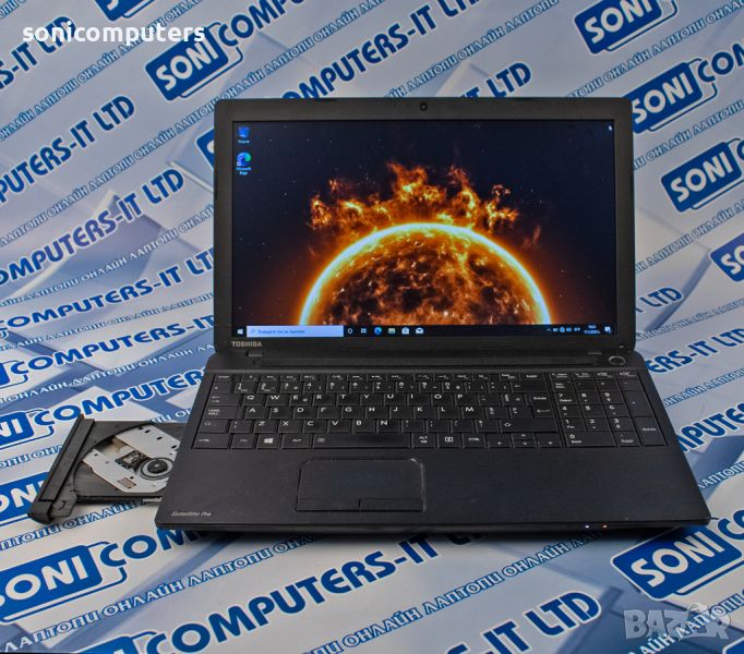 Лаптоп Toshiba C50 /I3-3/8GB RAM/ 120GB HDD/DVD-RW / 15,6", снимка 1