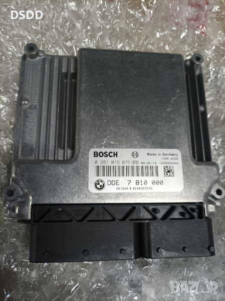 Компютър двигател / ECU BOSCH 0281015075 за BMW 120D E87, 320D E90, X1 E84 N47, снимка 1