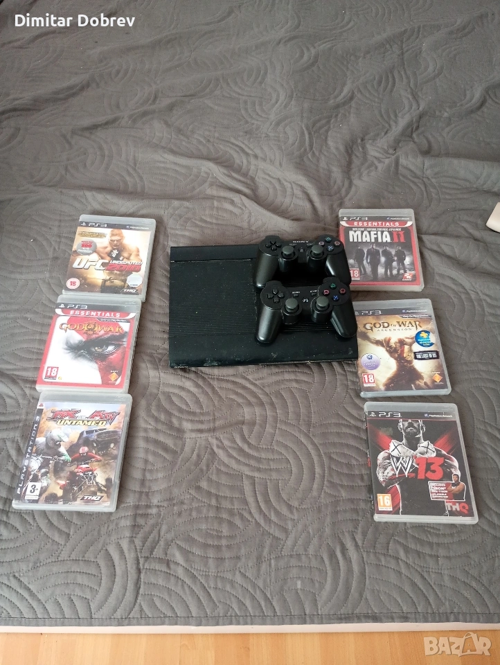 продавам playstation 3 хакнат + игри на диск , снимка 1