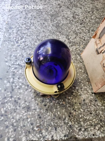 Корабна руска сигнална лампа, снимка 1