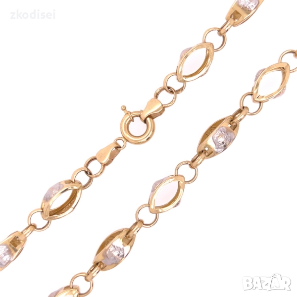 Златен синджир 13,16гр. 60,0см. 14кр. проба:585 модел:33223-2, снимка 1