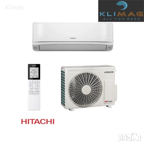 Инверторният климатик Hitachi RAK-VJ35RHAERAC-VJ35WHAE airHome 600 WiFi, 12000 BTU, снимка 1