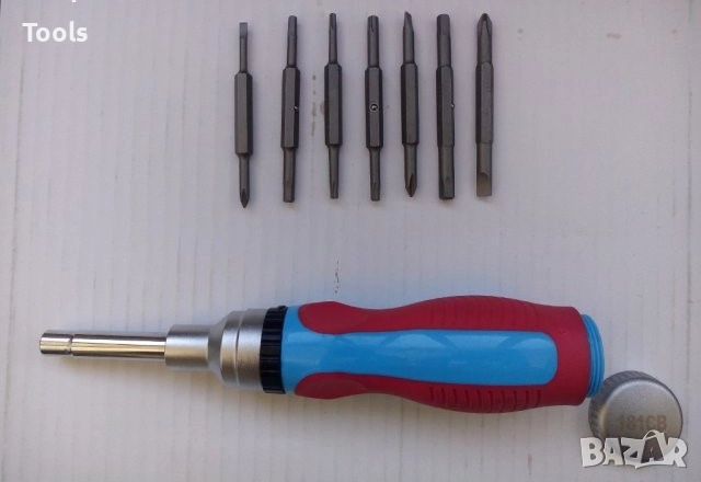 CHANNELLOCK КАЧЕСТВЕНА РАЧЕТ ОТВЕРТКА С КОМПЛЕКТ БИТОВЕ, снимка 1