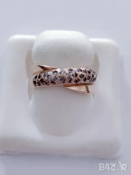 Златен пръстен 51226, снимка 1