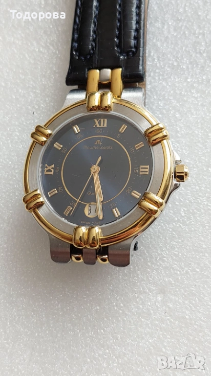 Оригинален Нов Мъжки унисекс часовник Maurice Lacroix,диаметър 35мм, снимка 1