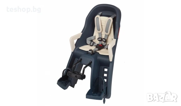 Детско столче за велосипед POLISPORT Guppy mini PLUS цвят син, снимка 1