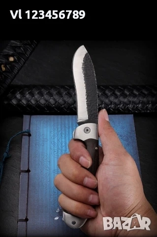 Кован сгъваем нож - Ст 65х13/Афганистан/, снимка 4 - Ножове - 53891974