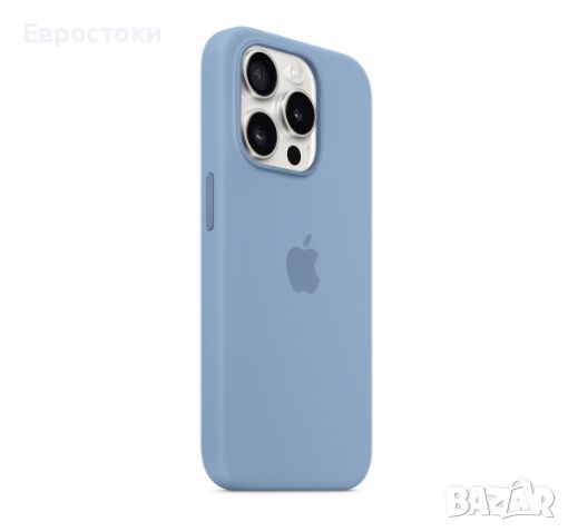 Оригинален калъф Apple Silicone Case with MagSafe за iPhone 15 Pro, снимка 3 - Калъфи, кейсове - 46462275