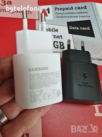 Samsung 25W оригинално зарядно type-c/type-c  Original Charger, снимка 4 - Резервни части за телефони - 46643589