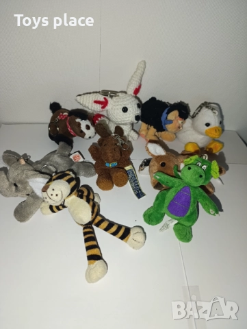 Лот дребни плюшени играчки ключодържател , снимка 2 - Плюшени играчки - 52406175