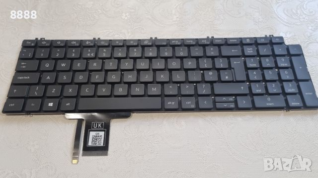 UK клавиатура с подстветка за Dell Precision , снимка 3 - Клавиатури и мишки - 45686291