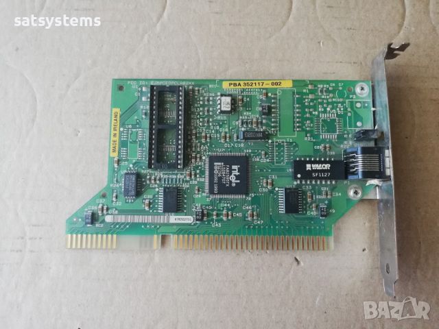 Intel Pro FA82595TX 10Mbps Network Adapter Card 16-bit ISA, снимка 1 - Мрежови адаптери - 46409343