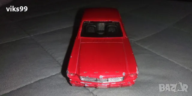 ’65 Ford Mustang 1/39 By Maisto, снимка 6 - Колекции - 49314216