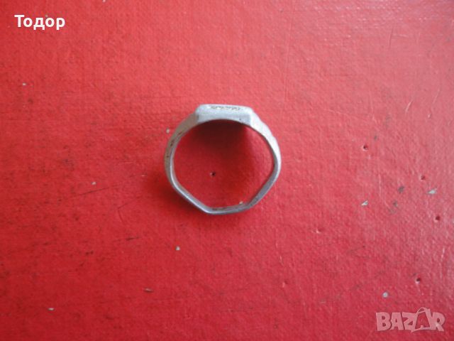Стар алуминиев пръстен 1, снимка 5 - Пръстени - 45823115