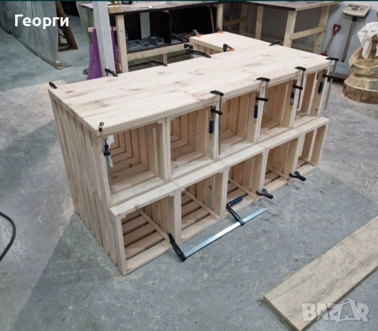 Дървено бюро, снимка 4 - Бюра - 50482661